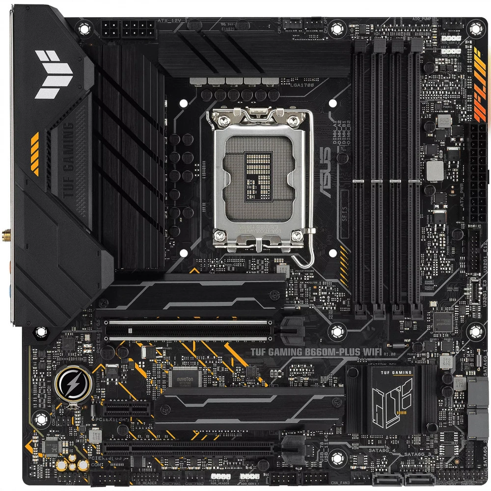 Материнская плата Asus TUF GAMING B660M-PLUS WIFI Micro-ATX, LGA 1700