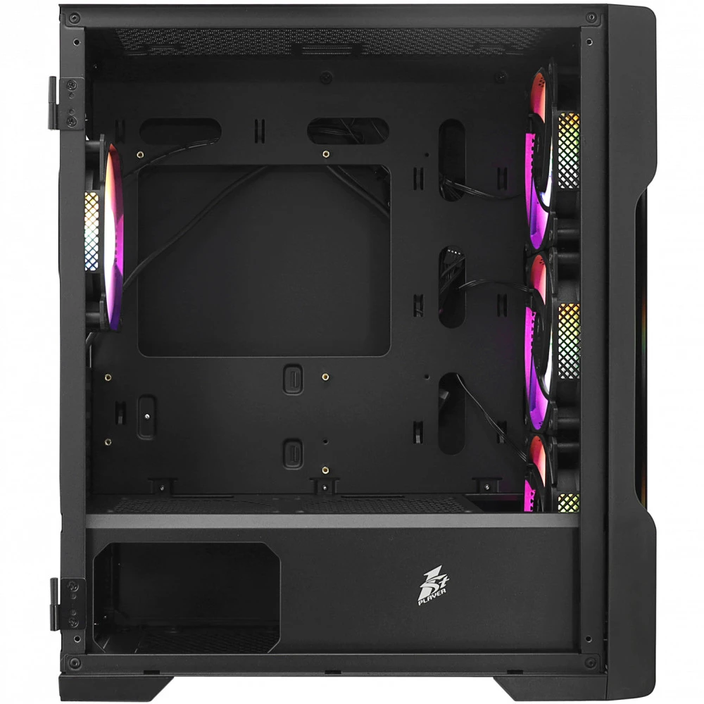 Корпус 1STPLAYER TRILOBITE T3 Black T3-BK-4F1 Mid-Tower