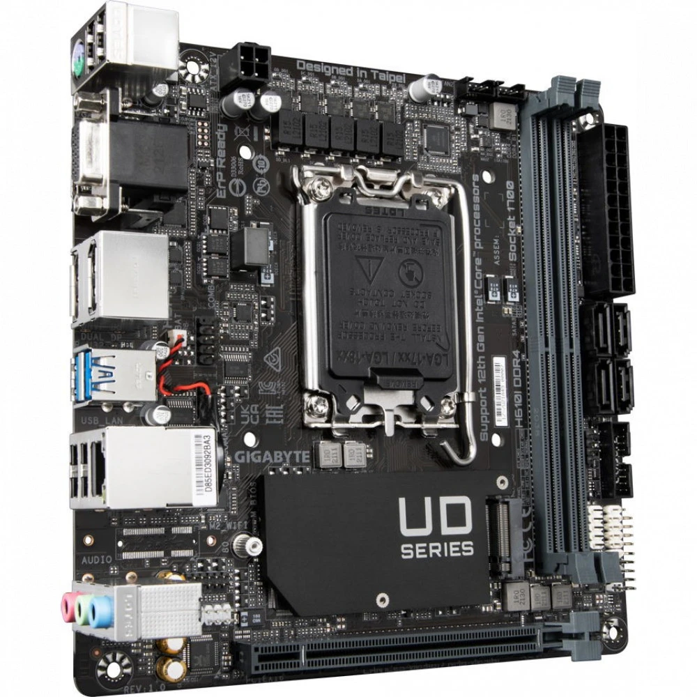 Материнская плата Gigabyte H610I DDR4 Mini-ITX, LGA 1700