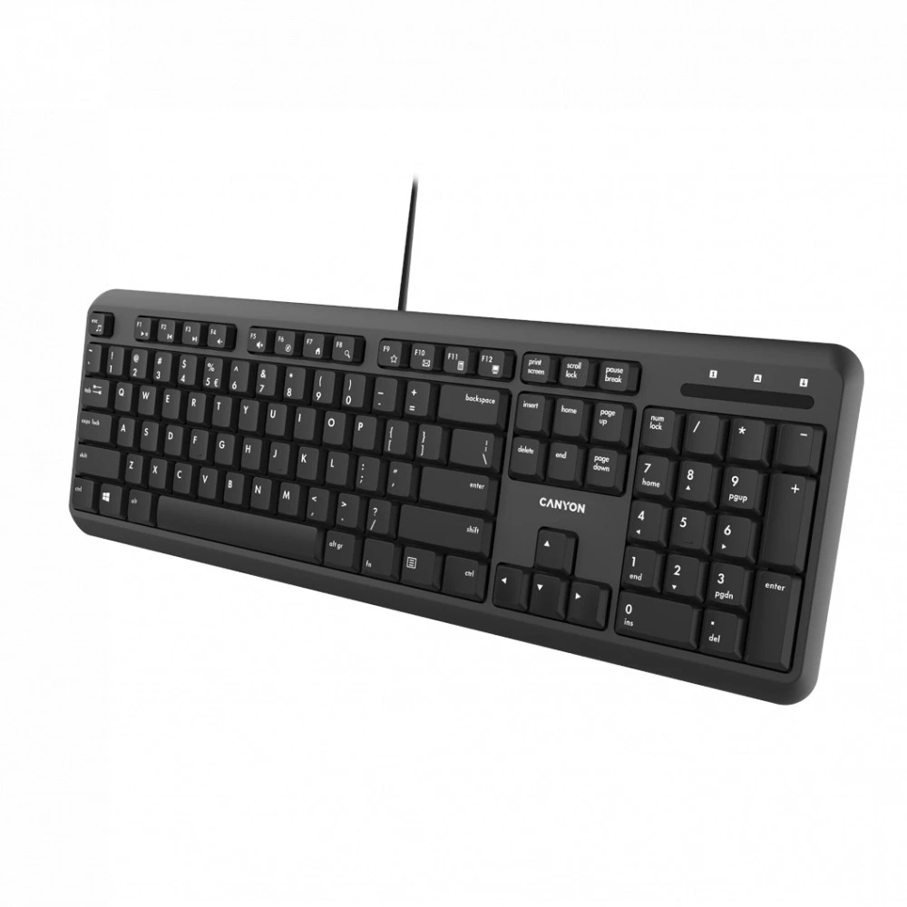 Клавиатура Canyon CNS-HKB02-RU Проводная, USB