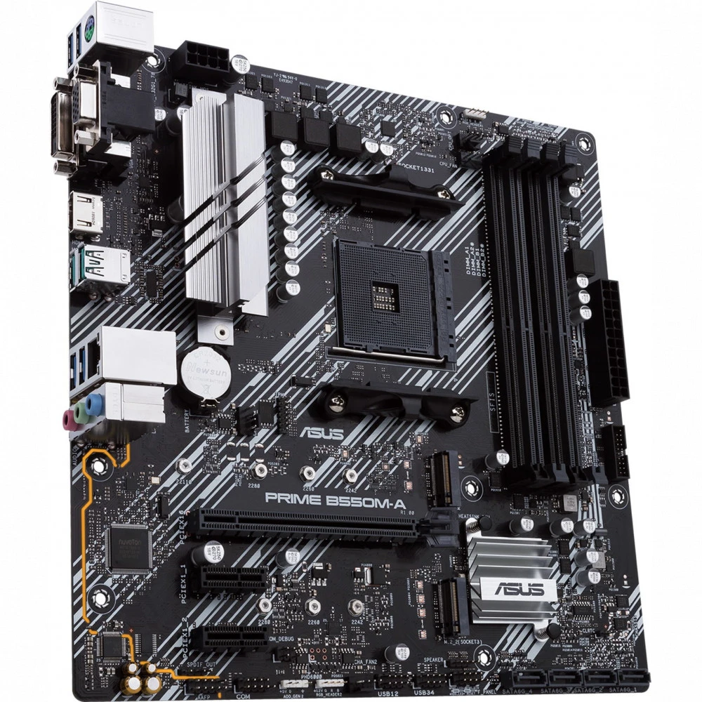 Материнская плата Asus PRIME B550M-A 90MB14I0-M0EAY0 Micro-ATX, AMD AM4