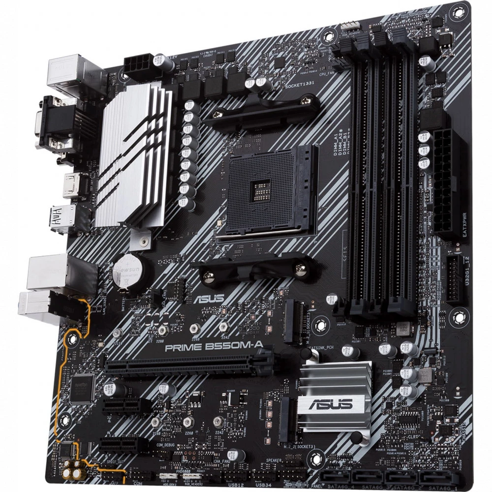 Материнская плата Asus PRIME B550M-A 90MB14I0-M0EAY0 Micro-ATX, AMD AM4
