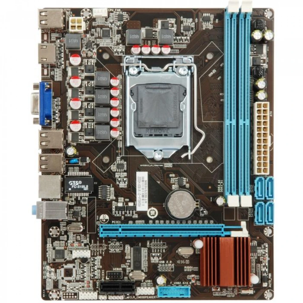 Материнская плата Esonic H55KEL WITH i5 (650) Micro-ATX, LGA 1156