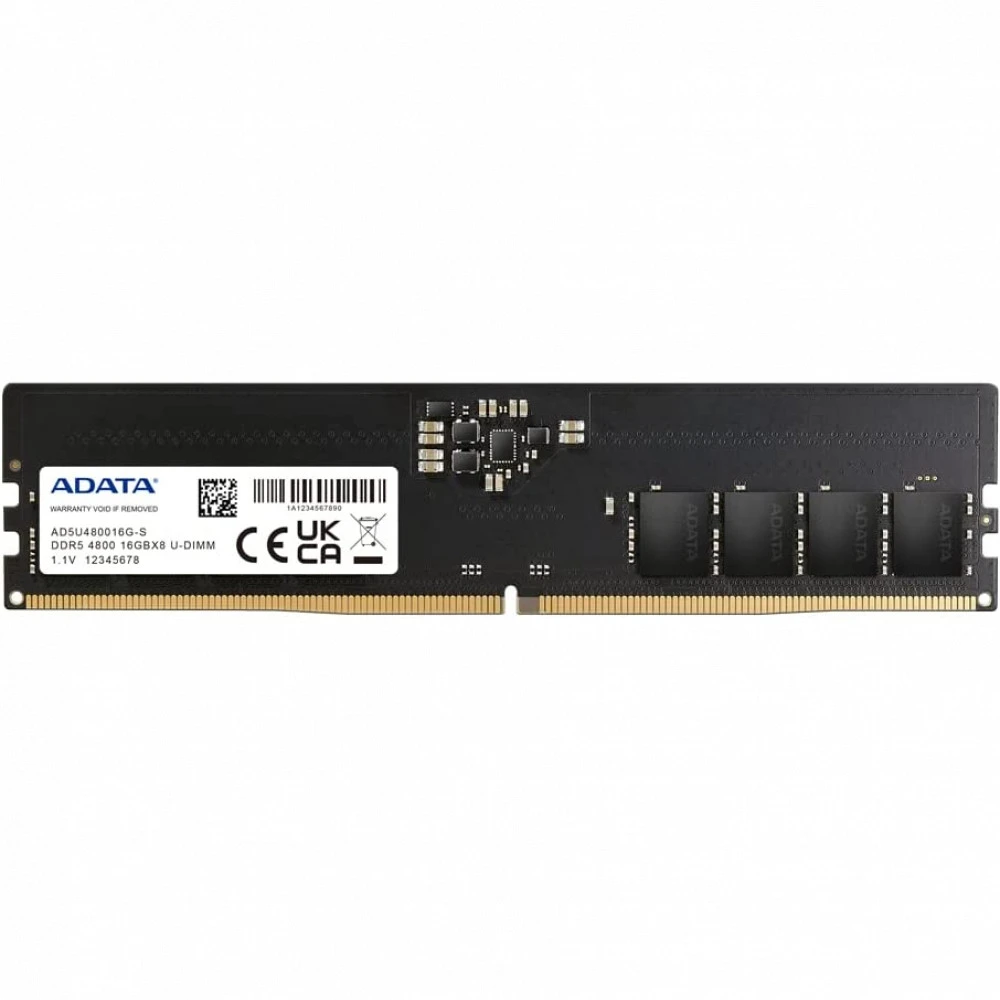 ОЗУ ADATA AD5U480016G-S DIMM, DDR5, 16 Гб, 4800 МГц