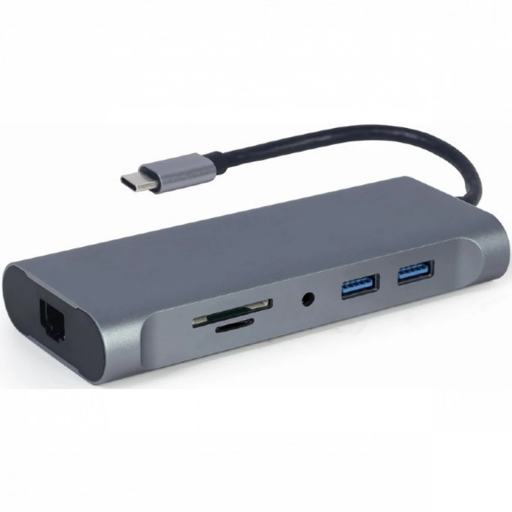 Cablexpert USB Type-C 7-in-1 multi-port adapter A-CM-COMBO7-01