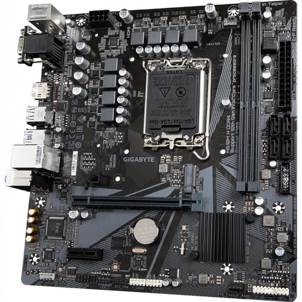 Материнская плата Gigabyte H610M H DDR4 Micro-ATX, LGA 1700