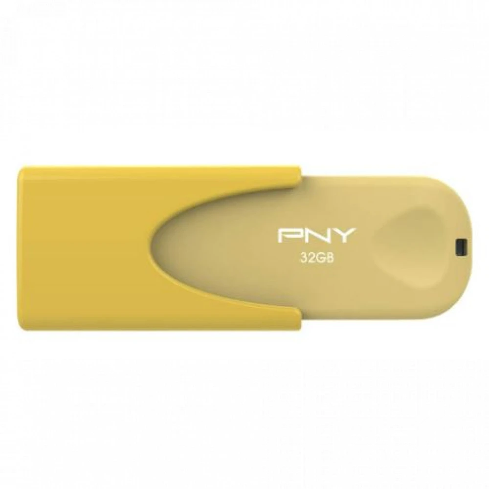 USB флешка (Flash) PNY Attache 4 Yellow P-FD32GAT4CY-RB 32 ГБ