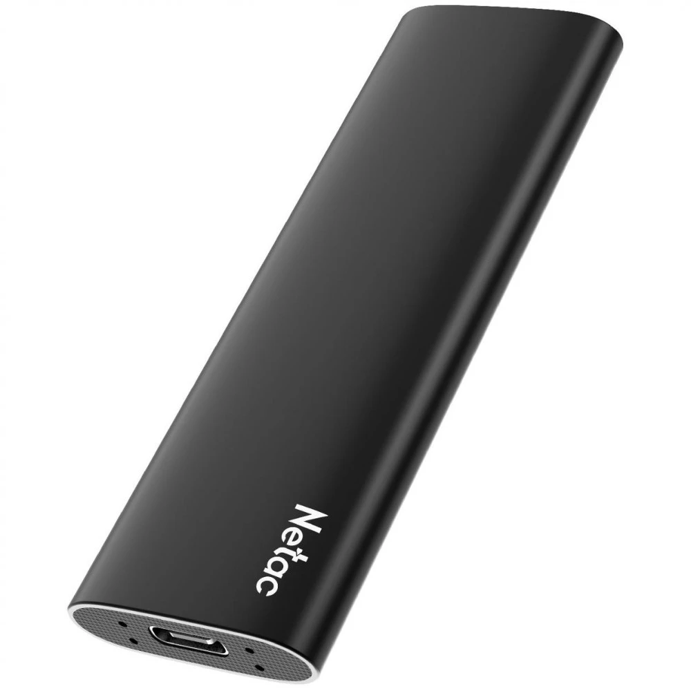 Внешние накопители Netac Z SLIM Black NT01ZSLIM-002T-32BK 2 ТБ, Разъём USB Type-C