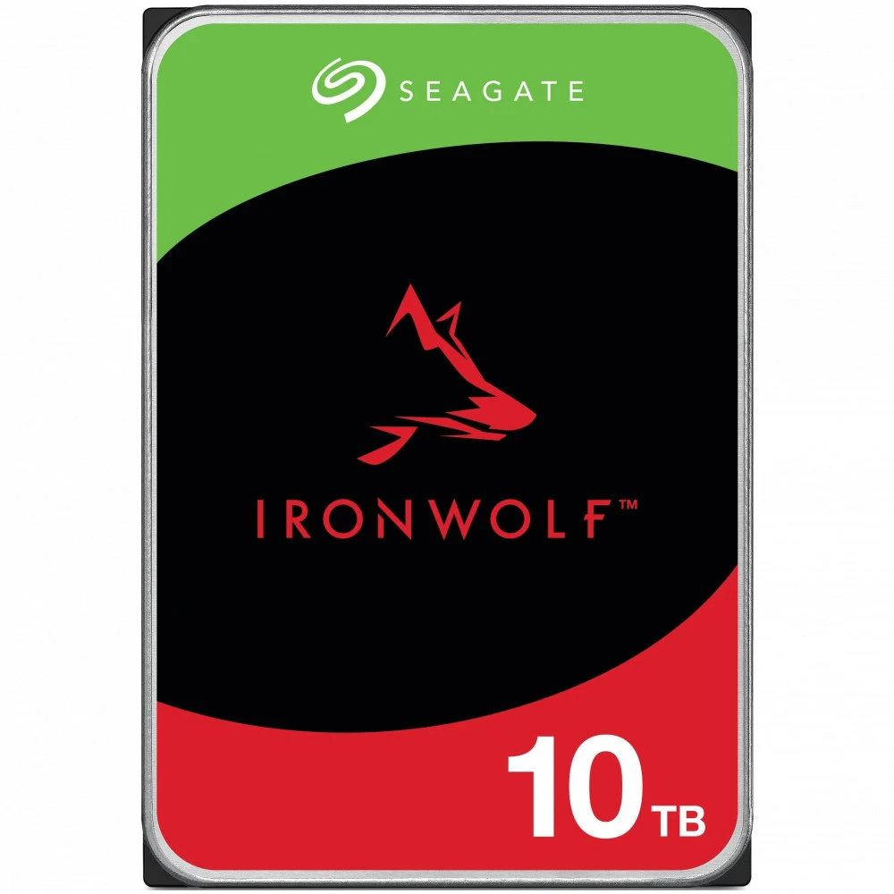 Жесткий диск Seagate IronWolf ST10000VN000 HDD (классические), 10 ТБ, 3.5 дюйма, SATA