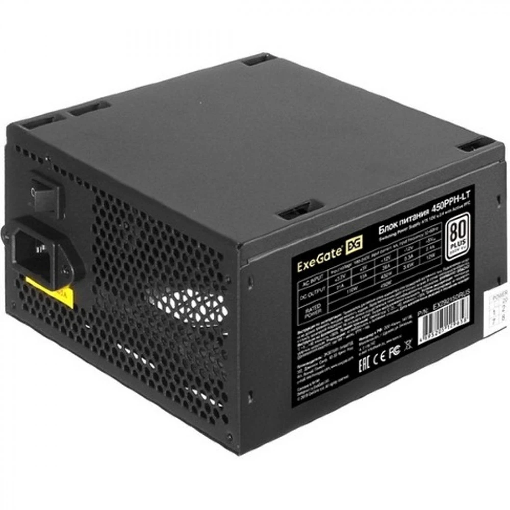 Блок питания ExeGate 450PPH-LT 80+ 450W ATX EX292150RUS 450 Вт