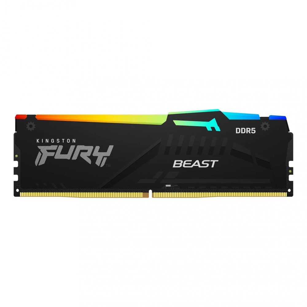ОЗУ Kingston Fury Beast RGB KF552C40BBA-8 DIMM, DDR5, 8 Гб, 5200 МГц