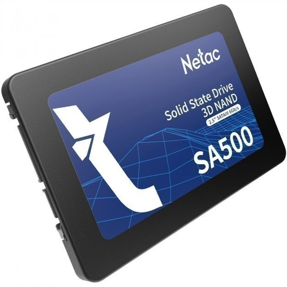 Жесткий диск Netac SA500 (NT01SA500-120-S3X) SSD (твердотельные), 120 ГБ, 2.5 дюйма, SATA