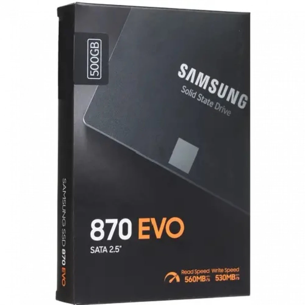 Жесткий диск Samsung 870 EVO MZ-77E500B/EU SSD (твердотельные), 500 ГБ, 2.5 дюйма, SATA