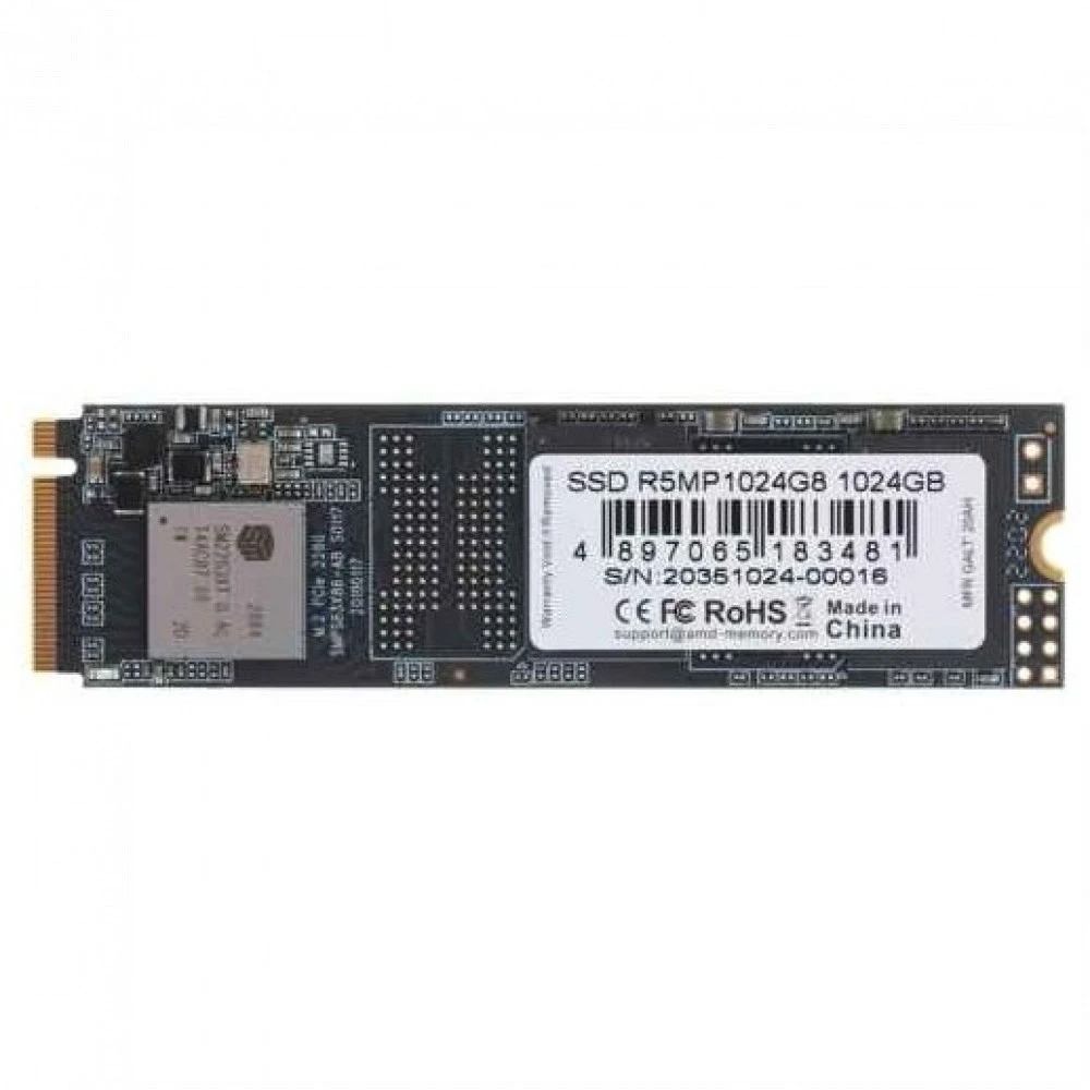 Жесткий диск AMD Radeon R5 Client SSD R5MP1024G8 SSD (твердотельные), 1 ТБ, M.2, PCIe