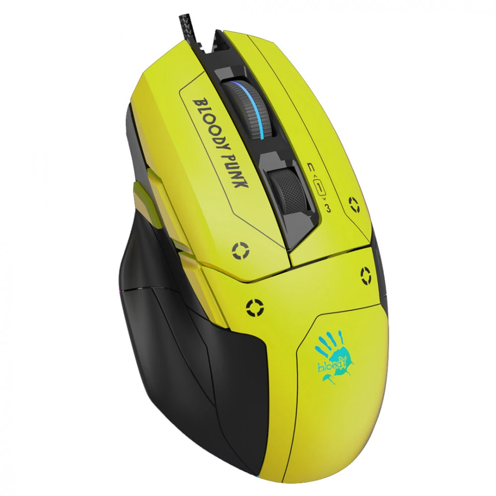 Мышь Bloody W70-Max Punk yellow