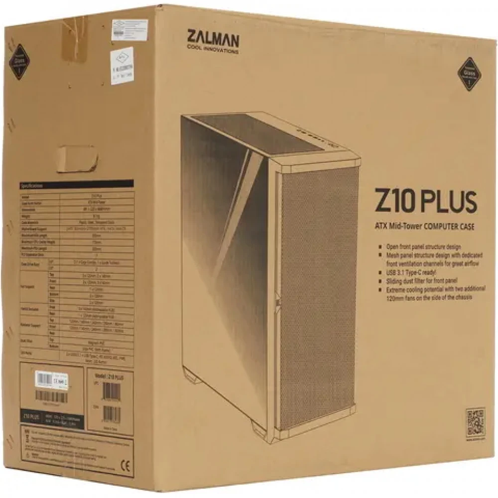 Корпус Zalman Z10 Plus Mid-Tower