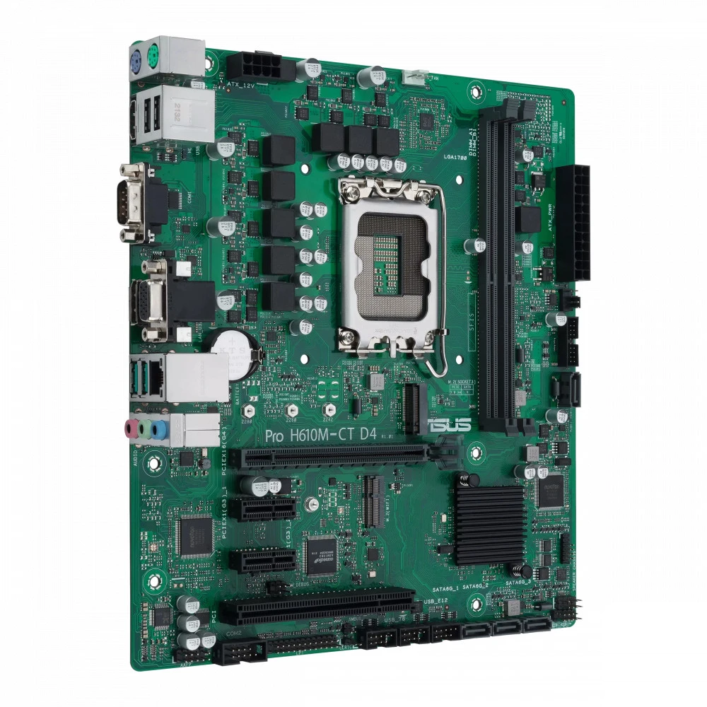 Материнская плата Asus PRO H610M-C D4-CSM Mini-ATX, LGA 1700
