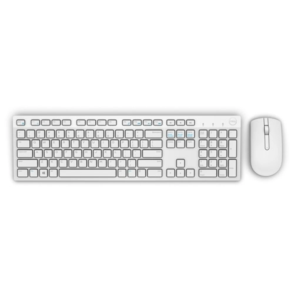 Клавиатура + мышь Dell KM636 UK (QWERTY) - White 580-ADFP