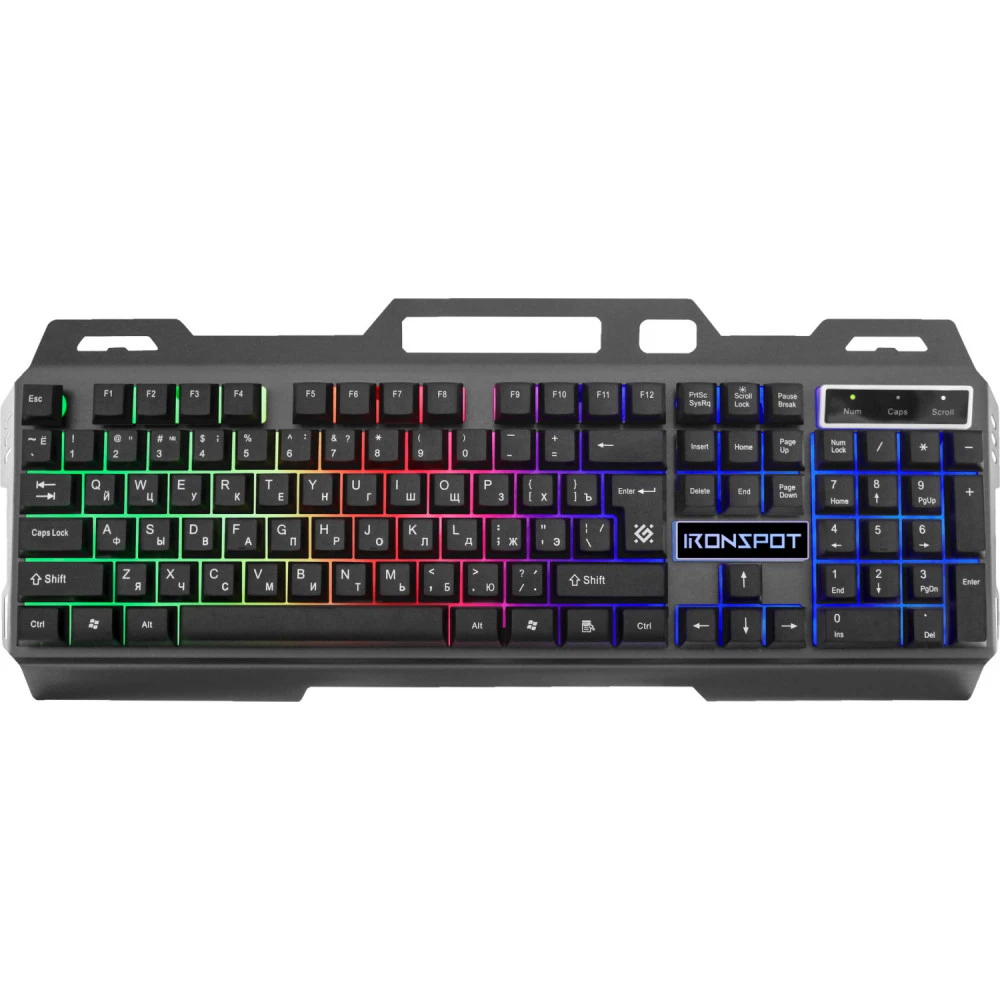 Клавиатура Defender IronSpot GK-320L 45320 Проводная, USB