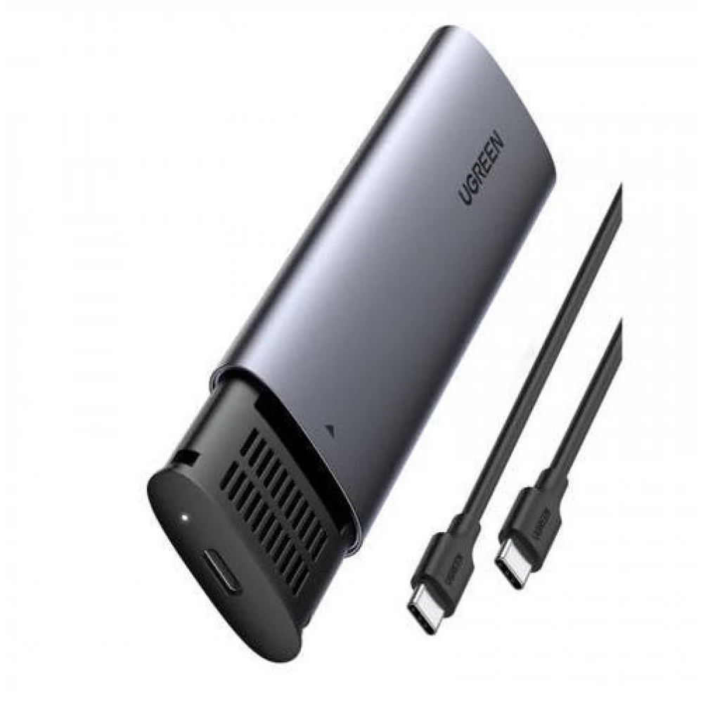 Аксессуар для жестких дисков UGREEN USB-C Female to M.2 M-Key 10G Enclosure C TO C Cable 50cm 10902