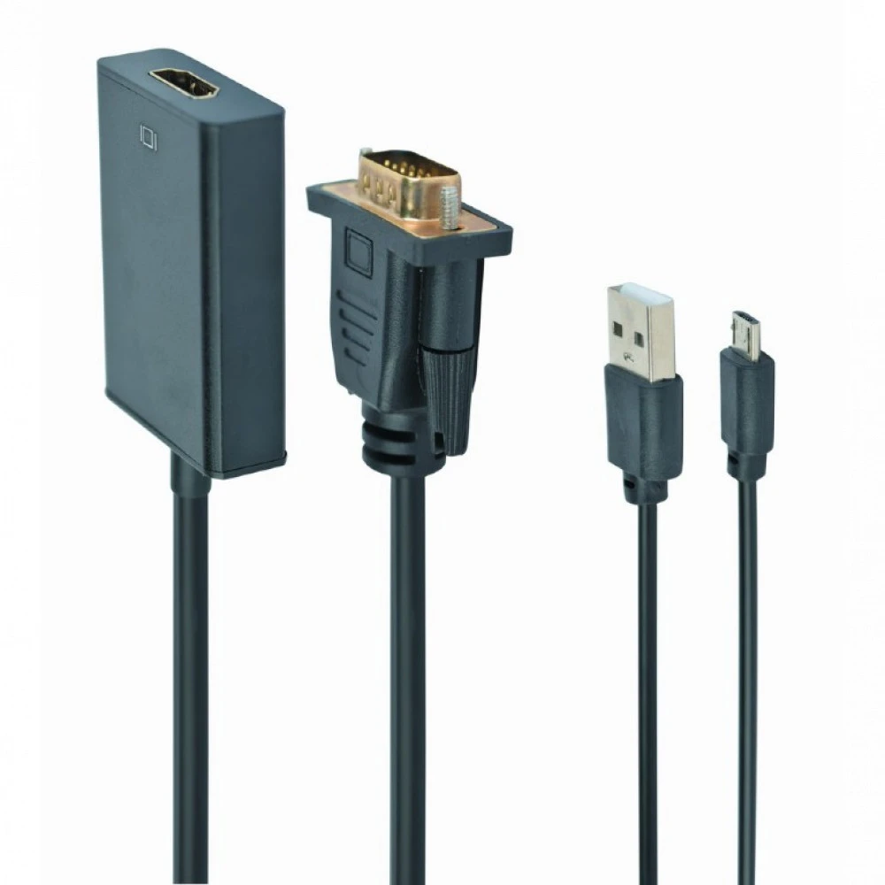 Аксессуар для ПК и Ноутбука Cablexpert VGA на HDMI VGA Audio A-VGA-HDMI-01