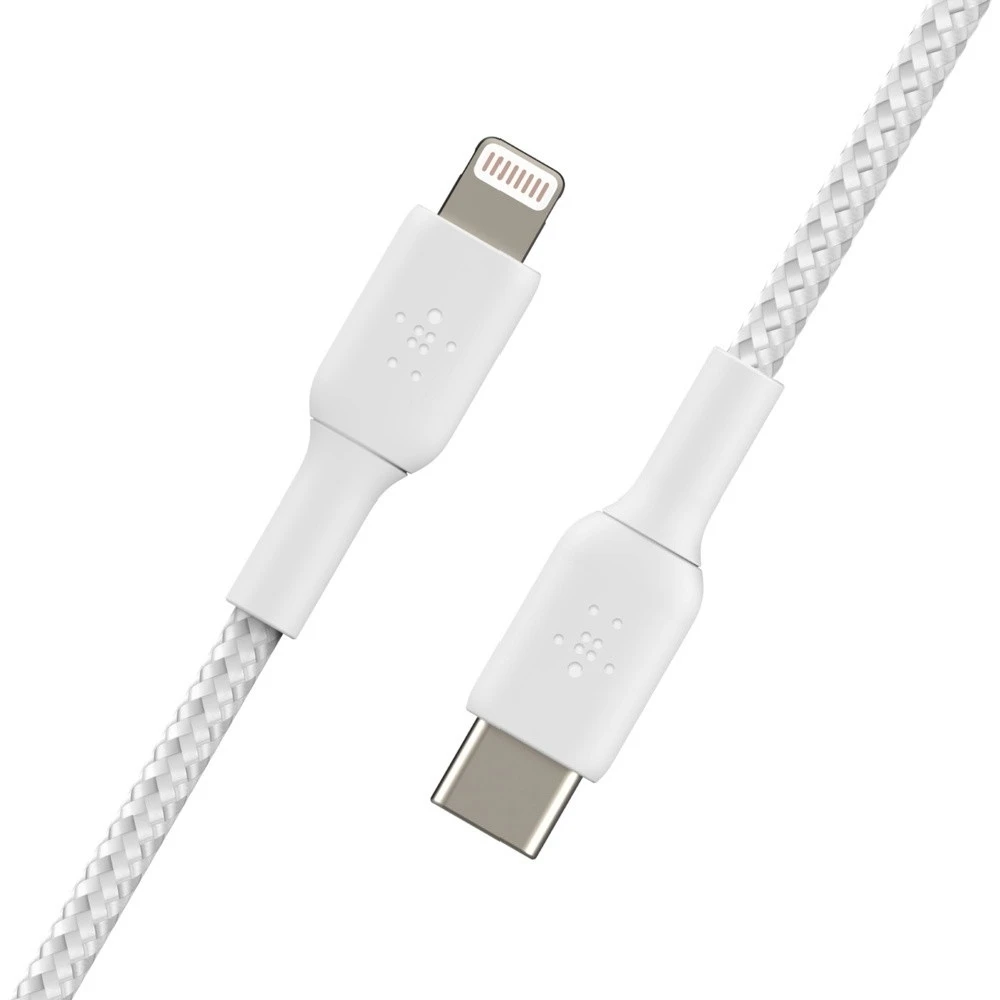 Кабель интерфейсный Belkin Lightning - USB-С white (1m) CAA004BT1MWH