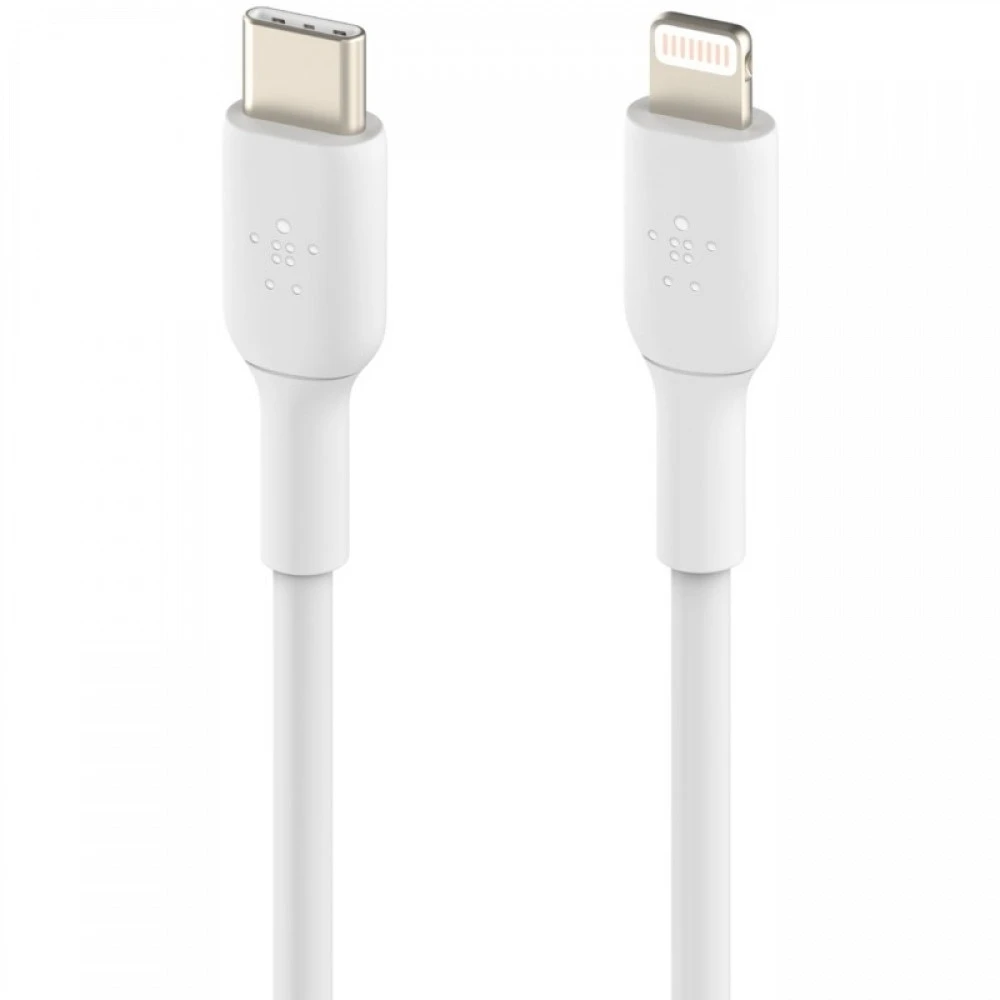 Кабель интерфейсный Belkin Lightning - USB-С white (1m) CAA003BT1MWH