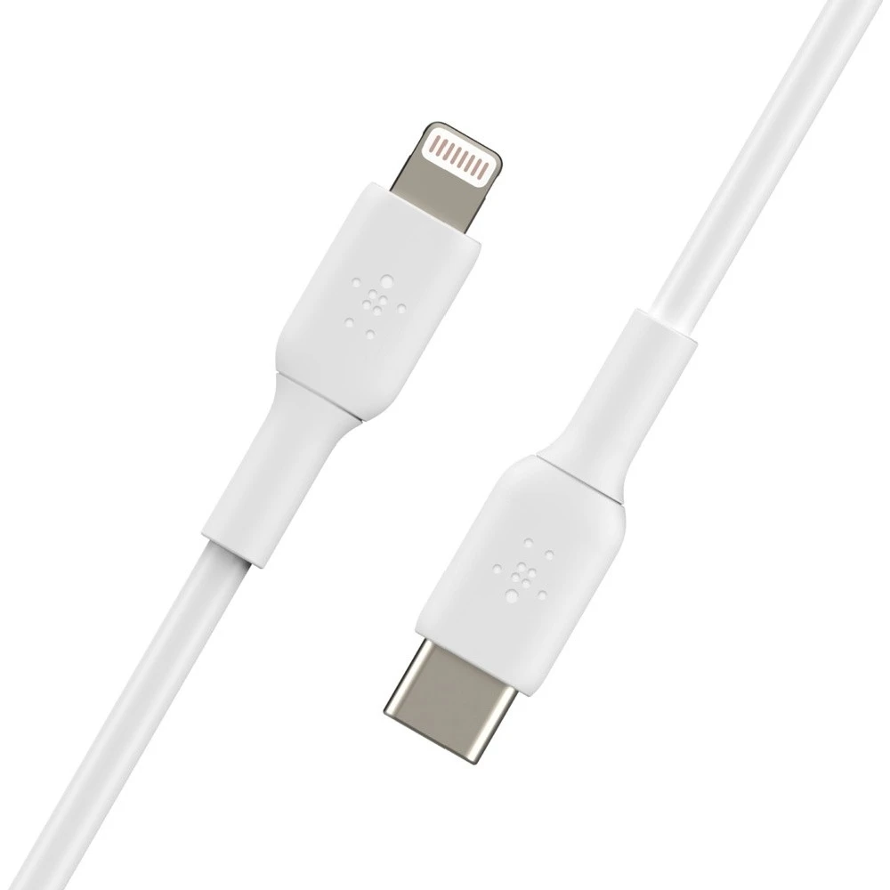 Кабель интерфейсный Belkin Lightning - USB-С white (1m) CAA003BT1MWH