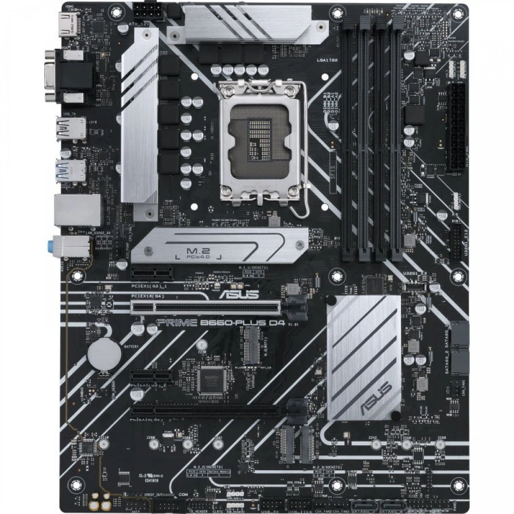 Материнская плата Asus PRIME B660-PLUS D4 PRIME B660-PLUS D4 BOX ATX, LGA 1700