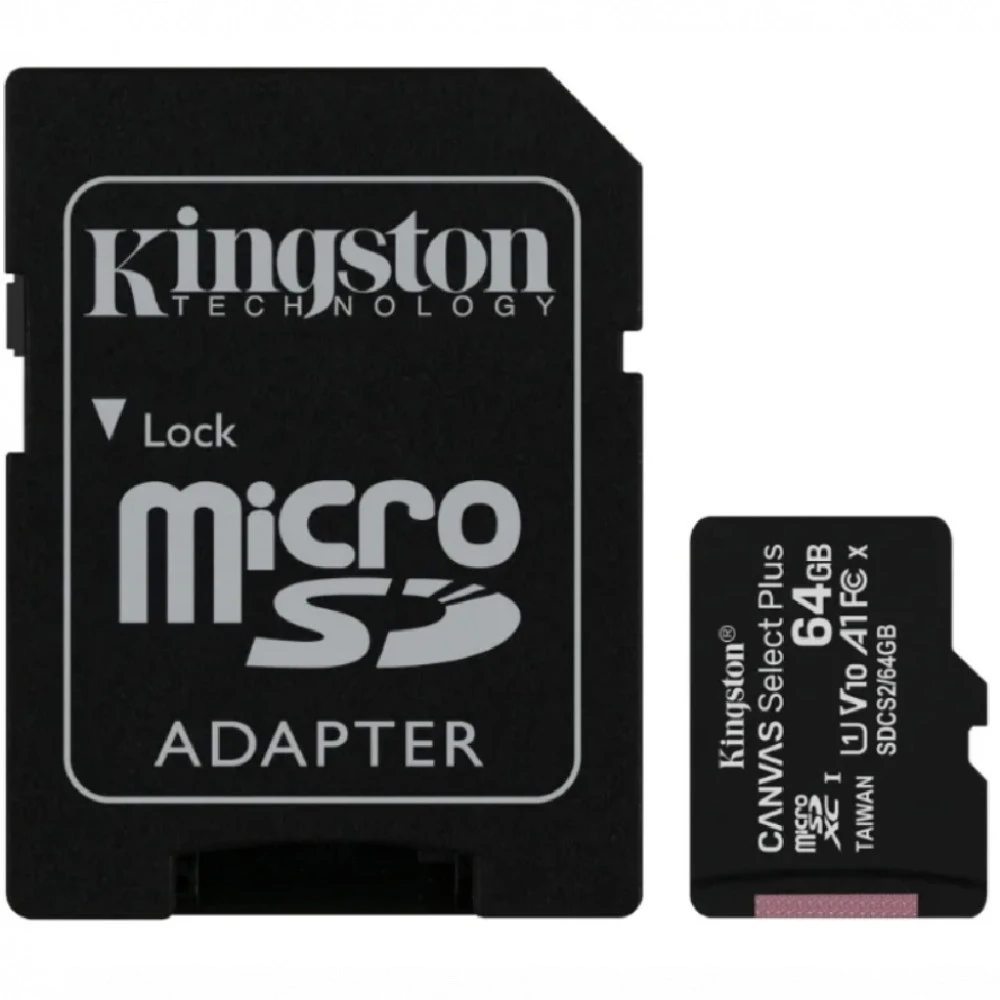 Флеш (Flash) карты Kingston Canvas Select Plus 298697 64 ГБ