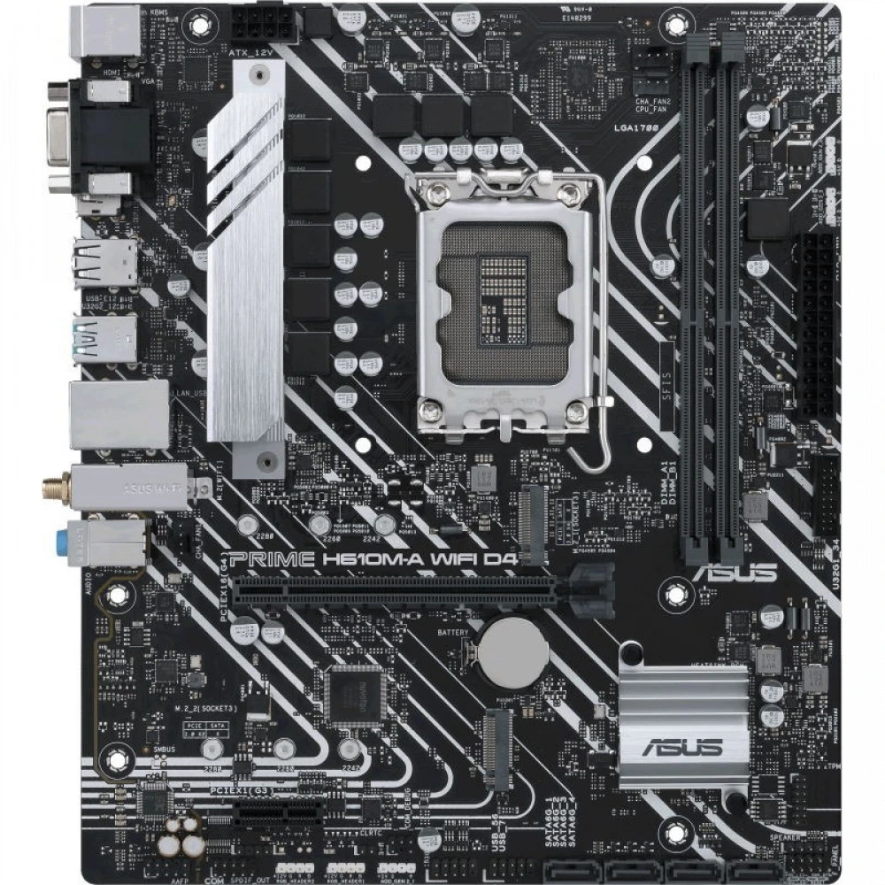 Материнская плата Asus PRIME H610M-A WIFI D4 Micro-ATX, LGA 1700