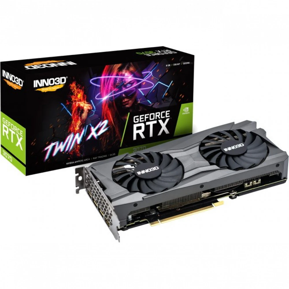 Видеокарта Inno3D RTX3070 TWIN X2 OC N30702-08D6X-171032LH 8 ГБ
