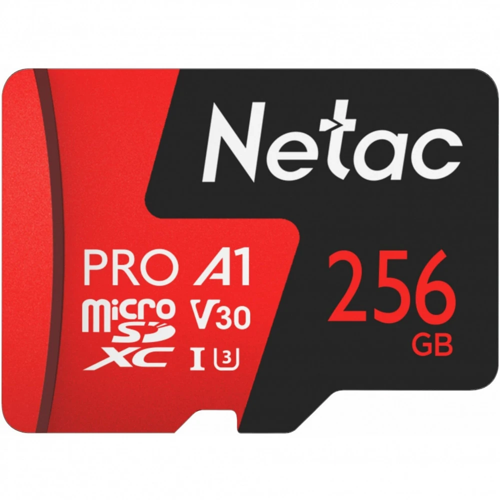 Флеш (Flash) карты Netac P500 Extreme Pro 256GB 100MB/s Class 10 + SD Adapter NT02P500PRO-256G-R 256 ГБ