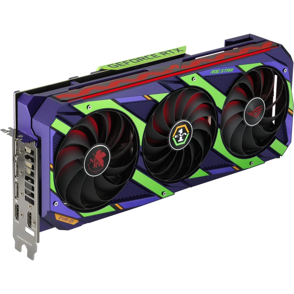 Видеокарта Asus RTX 3080 12GB GDDR6X OC EVA Edition ROG-STRIX-RTX3080-O12G-EVA 12 ГБ