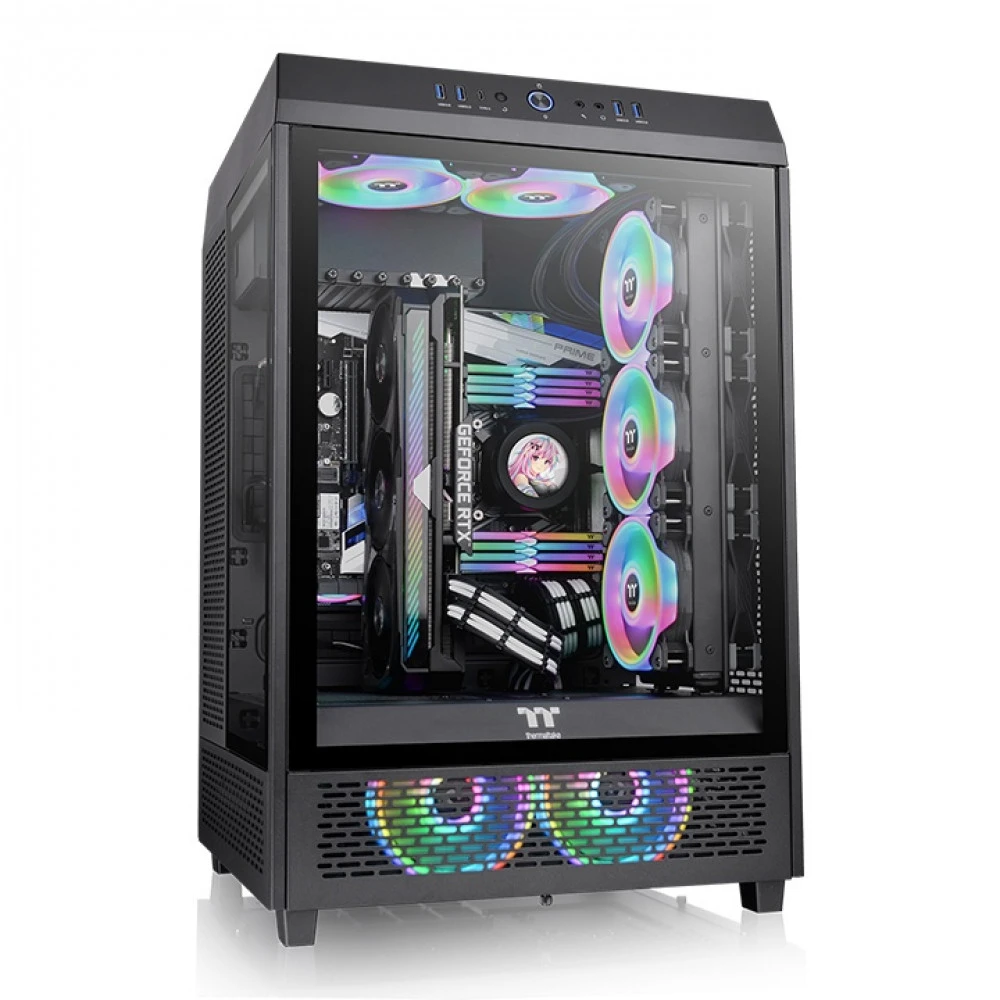 Корпус Thermaltake The Tower 500 Black CA-1X1-00M1WN-00 Mid-Tower