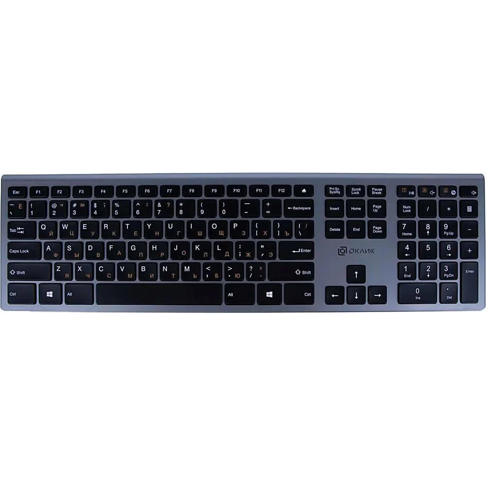 Клавиатура Oklick 890S 1784239 Беспроводная, USB