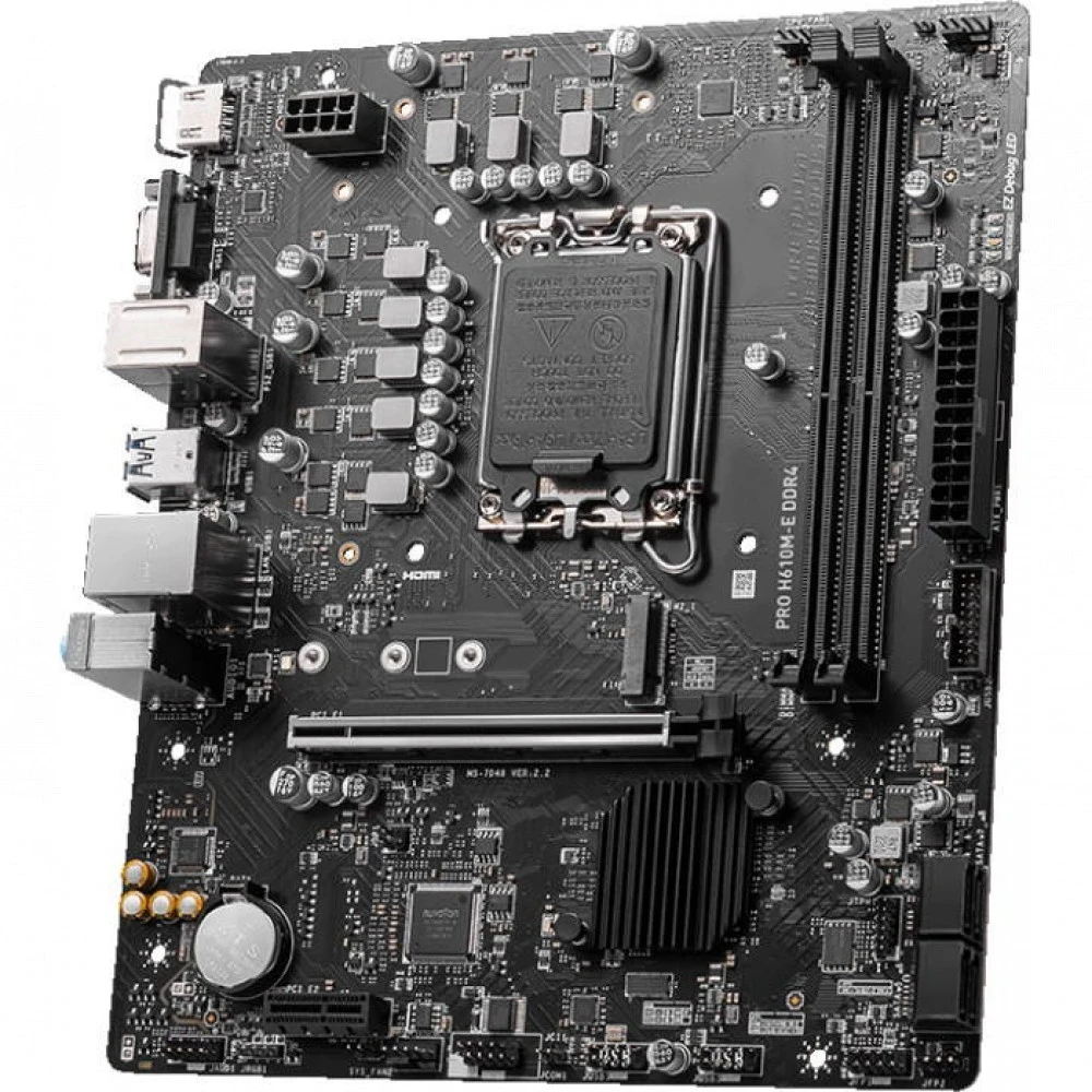 Материнская плата MSI PRO H610M-E DDR4 Micro-ATX, LGA 1700