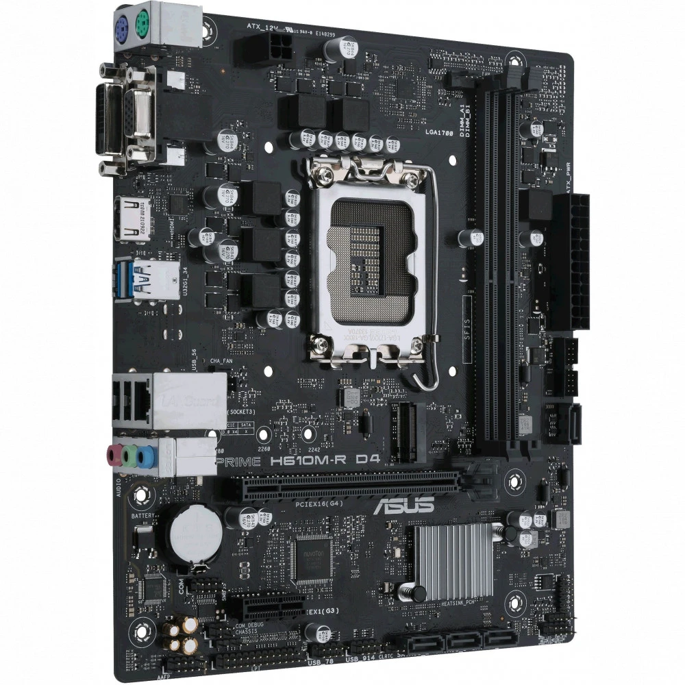 Материнская плата Asus PRIME H610M-R D4-SI 90MB1B40-M0ECY0 Micro-ATX, LGA 1700
