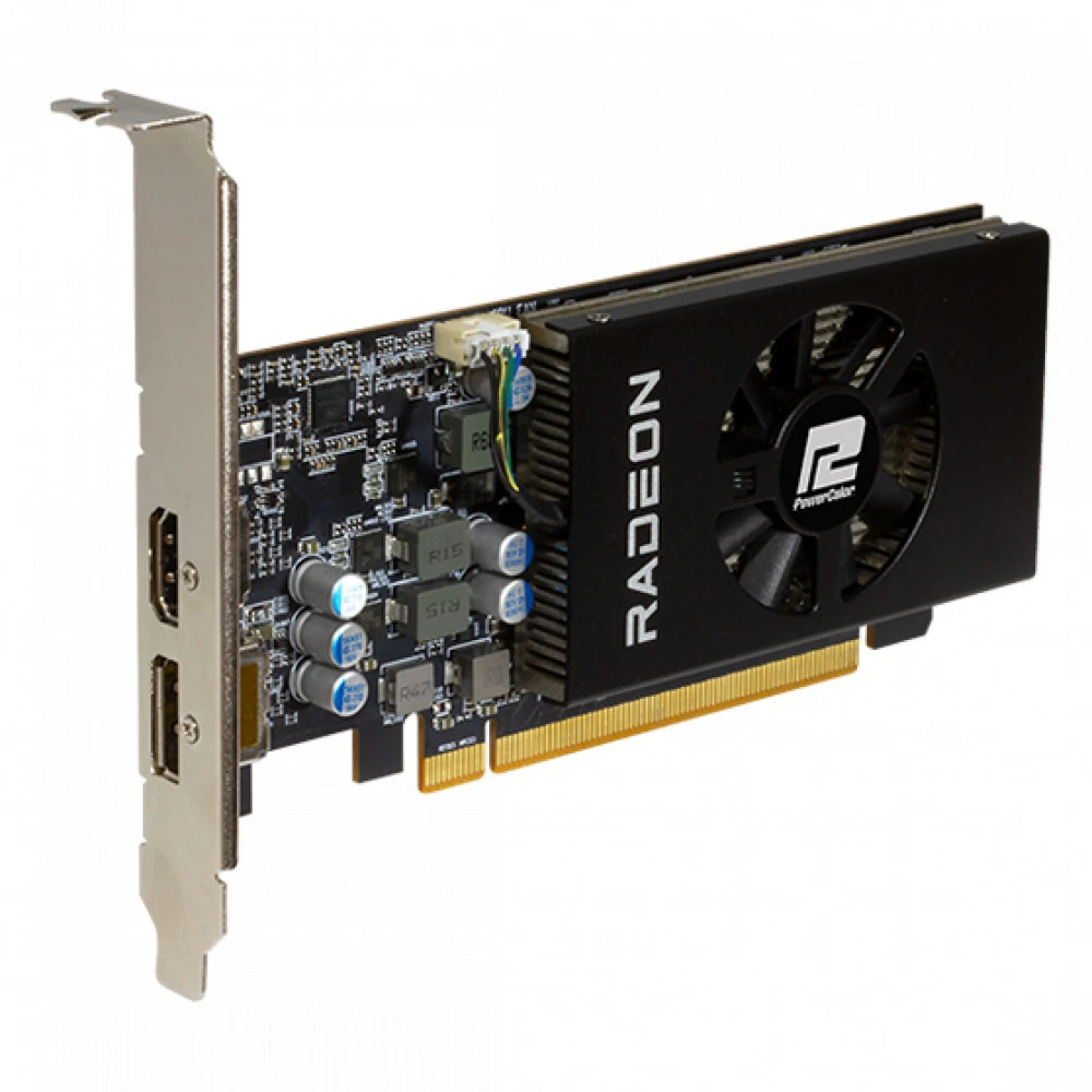 Видеокарта PowerColor RX 6400 AXRX 6400 LP 4GBD6-DH 4 ГБ