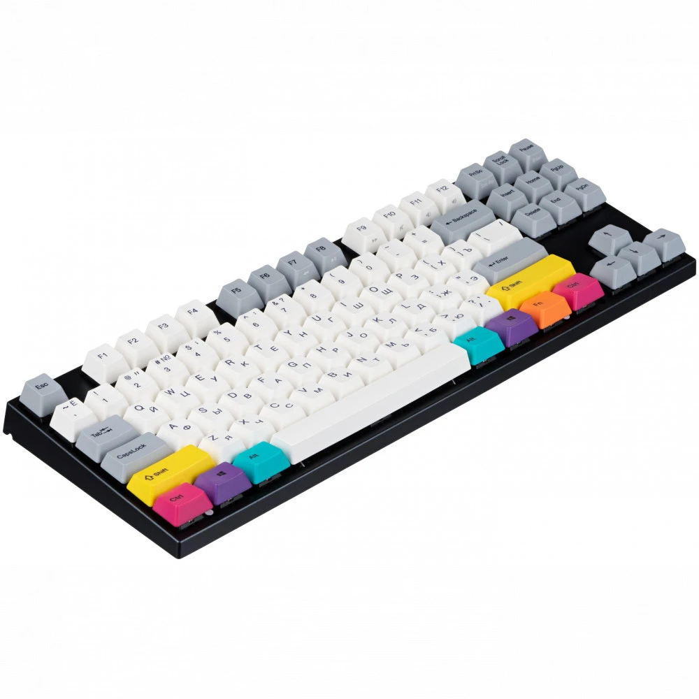 Клавиатура Varmilo MA87M V2 CMYK EC Ivy V2 RU A33A024B1A3A06A007 Проводная, USB