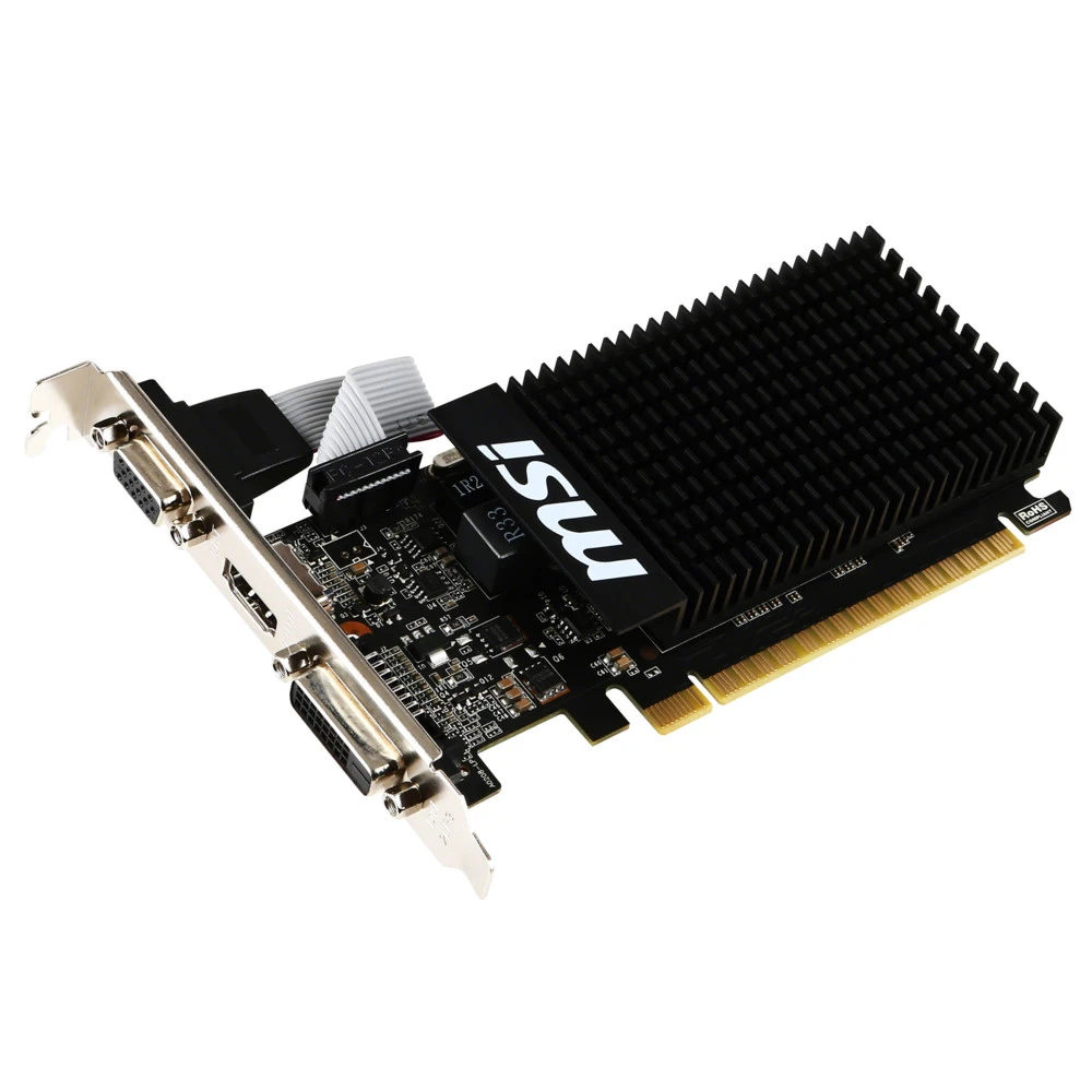 Видеокарта MSI GeForce GT 710 2GD3H LP 2 ГБ