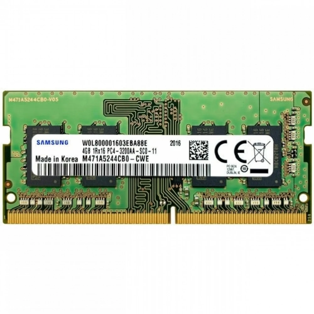 ОЗУ Samsung M471 4GB M471A5244CB0-CWE SO-DIMM, DDR4, 4 Гб, 3200 МГц