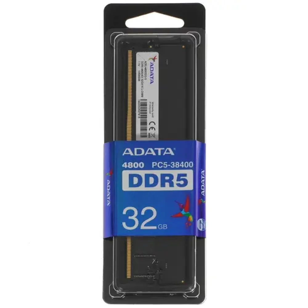 ОЗУ ADATA AD5U480032G-S DIMM, DDR5, 32 Гб, 4800 МГц