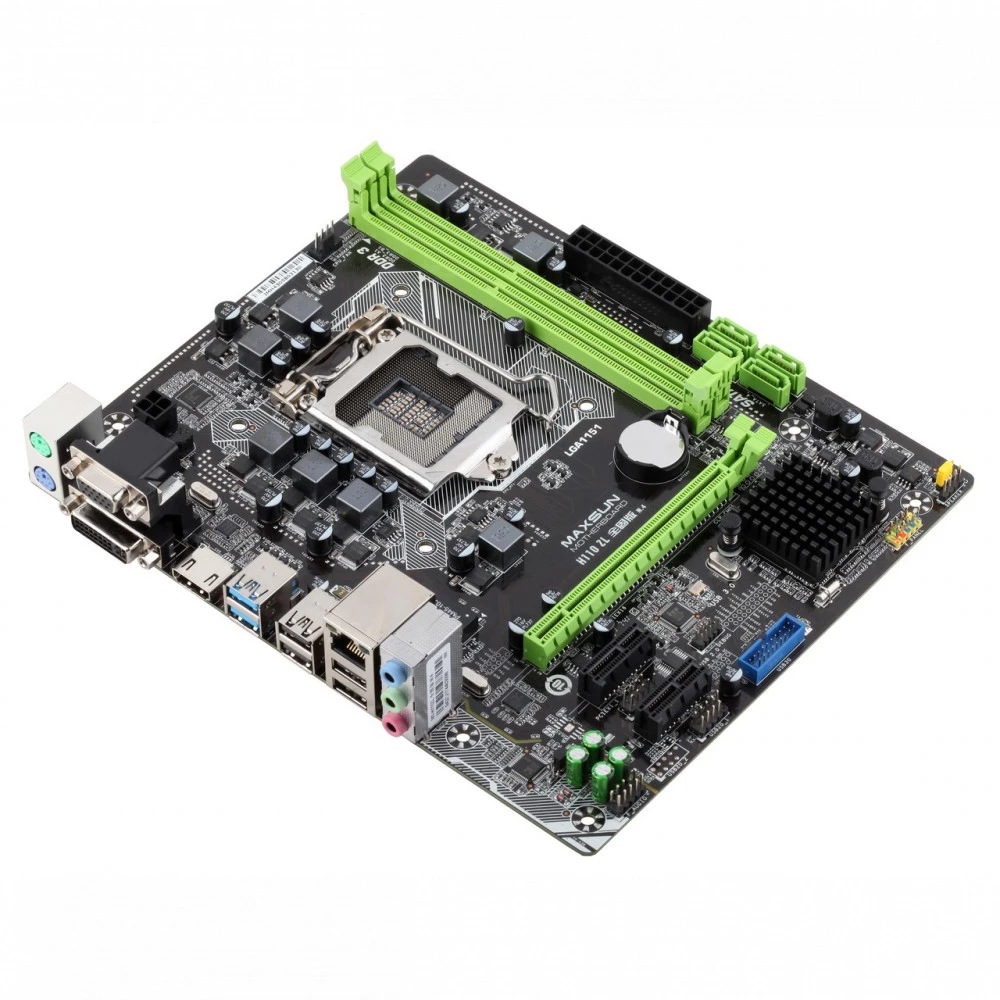 Материнская плата Maxsun MS-H110ZL Micro-ATX, LGA 1151