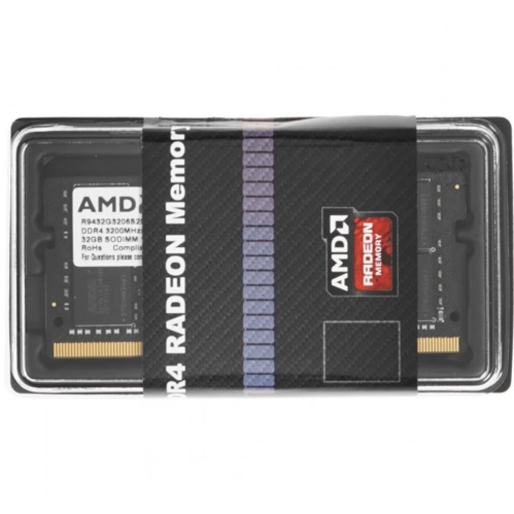 ОЗУ AMD 32GB R9432G3206S2S-U SO-DIMM, DDR4, 32 Гб, 3200 МГц