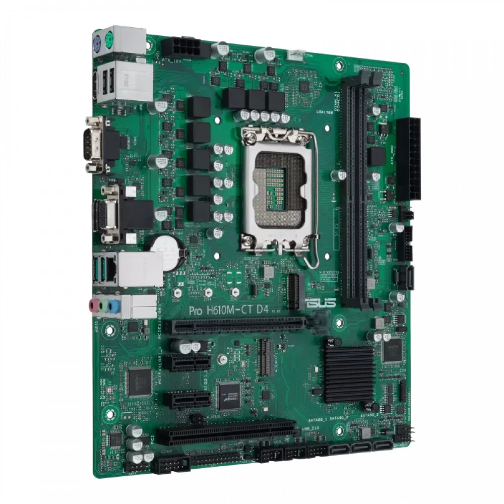 Материнская плата Asus PRO H610M-C D4-CSM 90MB1A30-M0EAYC Mini-ATX, LGA 1700