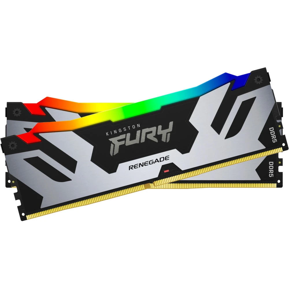 ОЗУ Kingston Renegade RGB 32 ГБ KF564C32RSAK2-32 DIMM, DDR5, 32 Гб (2 х 16 Гб), 6400 МГц