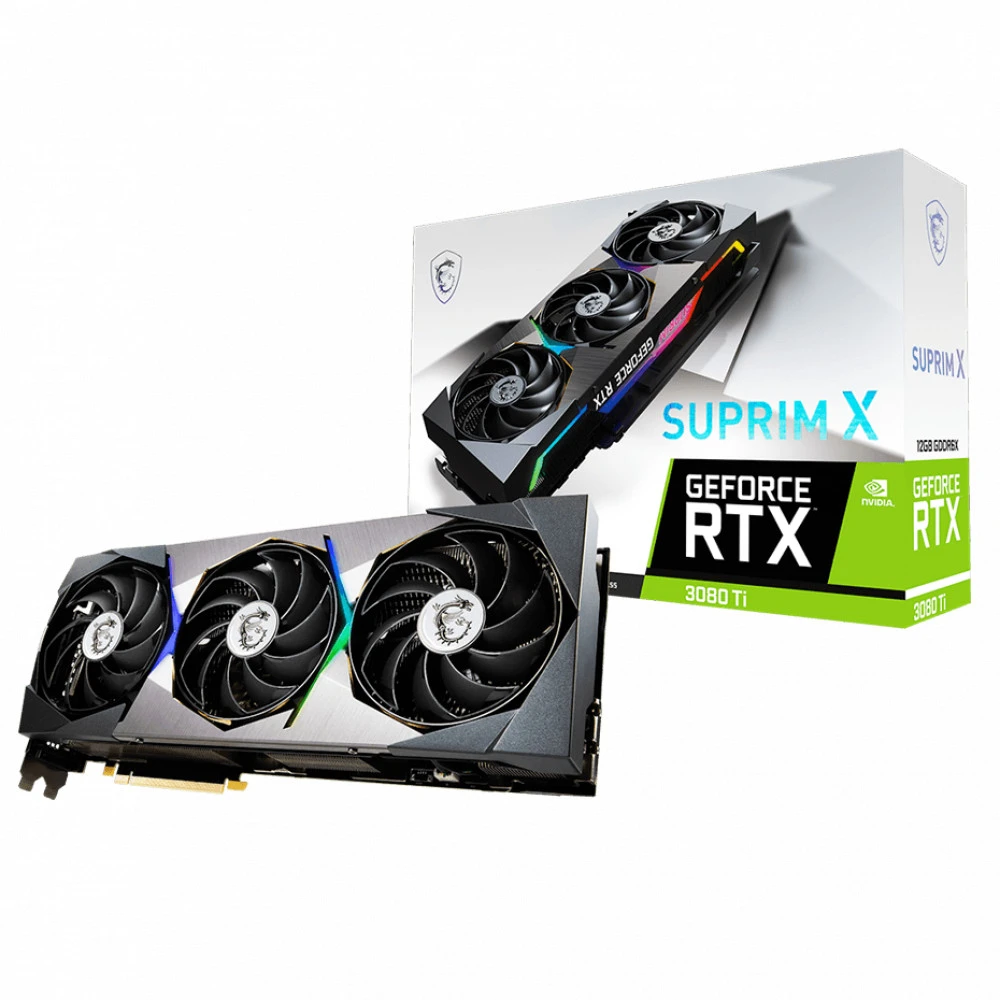 Видеокарта MSI GeForce RTX 3080 Ti SUPRIM X 12G 12 ГБ