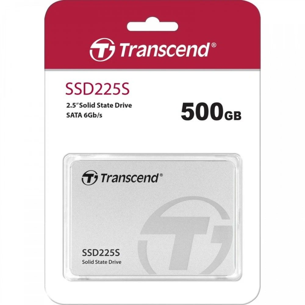 Жесткий диск Transcend SSD225S TS500GSSD225S SSD (твердотельные), 500 ГБ, 2.5 дюйма, SATA