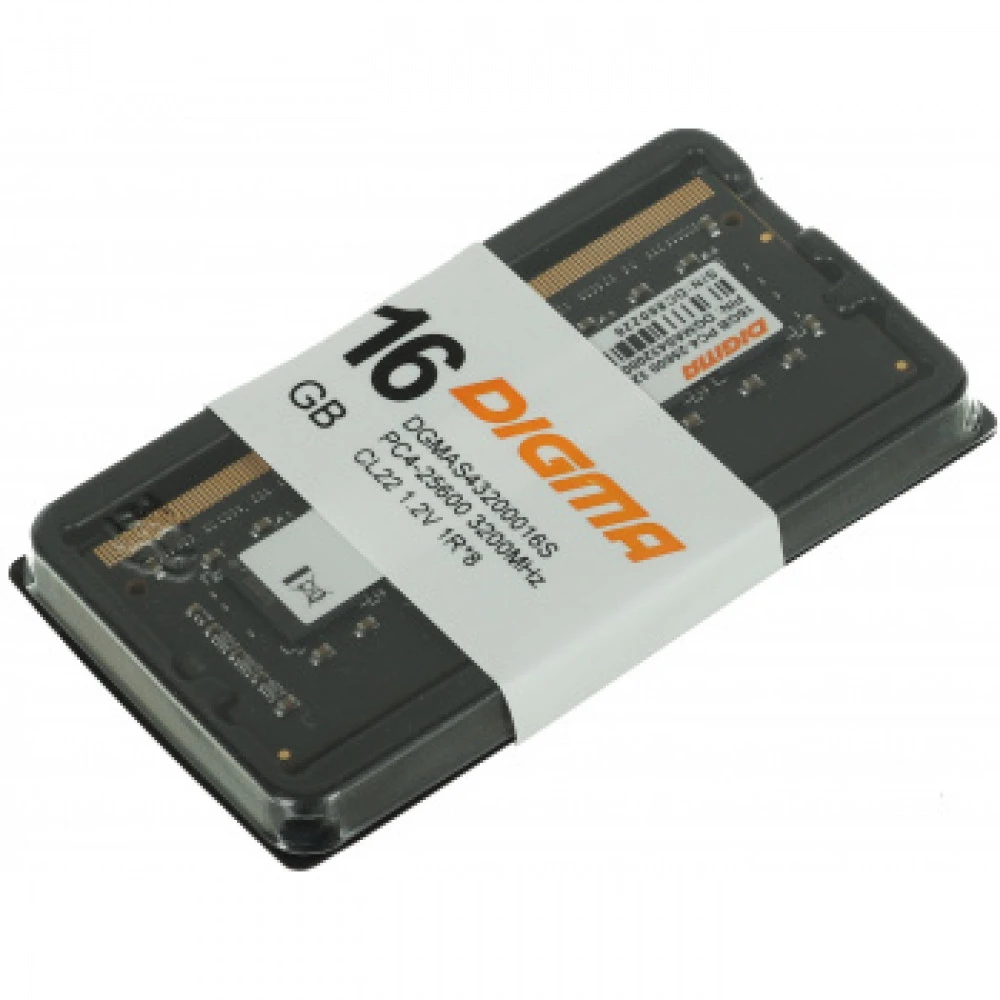 ОЗУ Digma DGMAS43200016S SO-DIMM, DDR4, 16 Гб, 3200 МГц